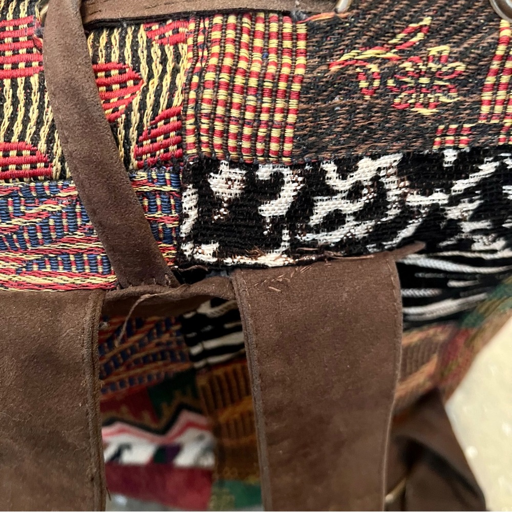 Anthro x RAJ Patchwork Leather Backpack - Picture 15 of 16